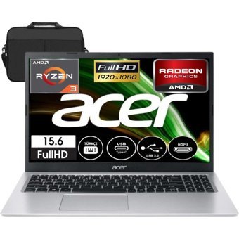 Acer Aspire 3 A315-24 NX.KDEEY.00C5 Harici AMD Radeon 610M AMD Ryzen 3 7320U 8 GB Ram 2 TB SSD 15.6 inç Full HD Freedos Laptop + Çanta