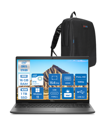 Dell Latitude 3540 3540N006L354015 Dahili Iris Xe Graphics Eligible Intel Core i5 1235U 16 GB Ram 1 TB SSD 15.6 inç Full HD Windows 11 Home Laptop