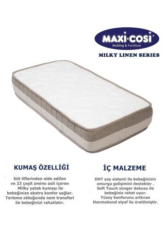 Maxi Cosi Milky Dikdörtgen Sünger Ortopedik 70x170 cm Beşik Yatağı