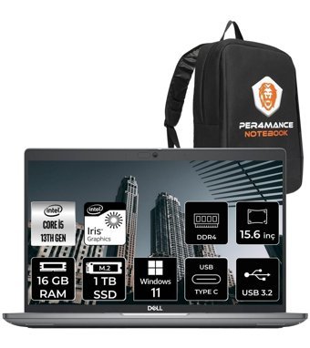 Dell Latitude 3540 N007L354015EMEA-VP-UBU Dahili Iris Xe Graphics Eligible Intel Core i5 1335U 8 GB Ram 256 GB SSD 15.6 inç Full HD Ubuntu Laptop