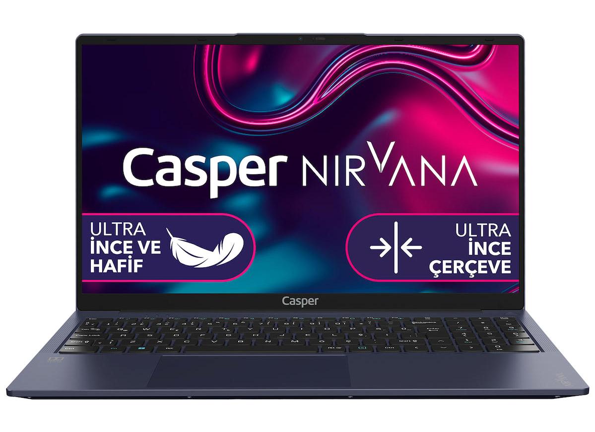 Casper Nirvana X600.1235-8U00T-M-F Dahili Iris Xe Graphics Eligible Intel Core i5 1235U 8 GB Ram 250 GB SSD 15.6 inç Full HD Windows 11 Laptop