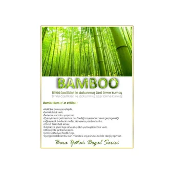 Heyner Jungle Bamboo Dikdörtgen Sünger 70x130 cm Beşik Yatağı