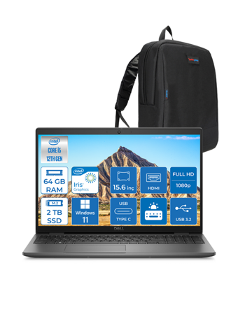 Dell Latitude 3540 3540N006L354015 Dahili Iris Xe Graphics Eligible Intel Core i5 1235U 64 GB Ram 2 TB SSD 15.6 inç Full HD Windows 11 Home Laptop