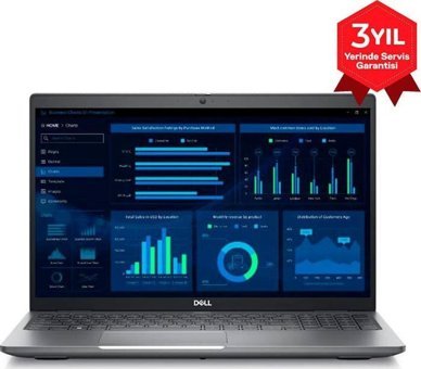 Dell Precision M3581 XCTOP3581EMEA-VP- Harici GeForce RTX A500 Intel Core i7 13800H 32 GB Ram 1 TB SSD 15.6 inç Full HD Windows 11 Pro Laptop