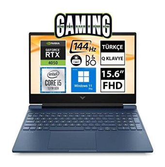 Hp Victus 15 FA1033NT 7N9V2EA05 Harici GeForce RTX 4050 Intel Core i5 13500H 32 GB Ram 512 GB SSD 15.6 inç Full HD Windows 11 Pro Laptop