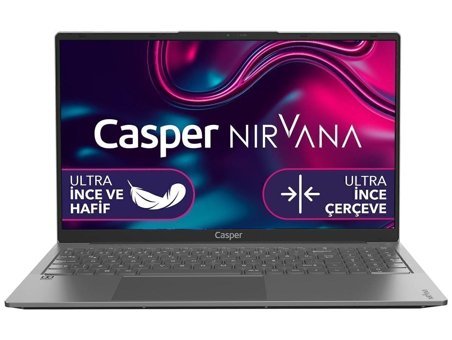 Casper Nirvana X600.1270-DF00X-G-F Dahili Iris Xe Graphics Eligible Intel Core i7 12700H 32 GB Ram 1 TB SSD 15.6 inç Full HD Freedos Laptop