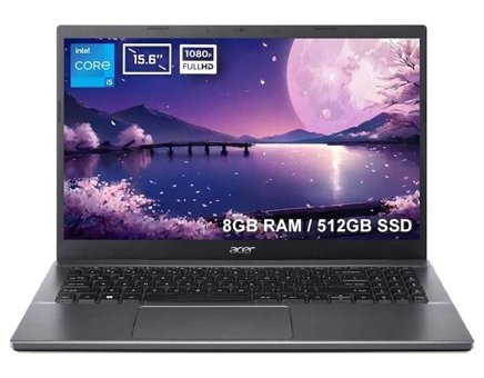 Acer Extensa 15 EX215-55 NX.EGYEY.007 Dahili Iris Xe Graphics Eligible Intel Core i5 1235U 8 GB Ram 512 GB SSD 15.6 inç Full HD Ubuntu Laptop