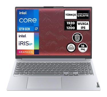 Lenovo ThinkBook 16 Gen4 IAP 21CY006LTR007 Dahili Iris Xe Graphics Eligible Intel Core i7 1255U 16 GB Ram 512 GB SSD 16 inç Full HD Windows 11 Pro Laptop