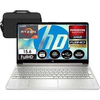 Hp 15S-EQ2000NT03 Harici AMD Radeon RX Vega 8 AMD Ryzen 7 5700U 32 GB Ram 512 GB SSD 15.6 inç Full HD Freedos Laptop + Çanta