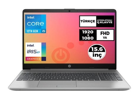 Hp 250 G9 723P9EA 1 Dahili Iris Xe Graphics Eligible Intel Core i5 1235U 16 GB Ram 256 GB SSD 15.6 inç Full HD Windows 11 Home Laptop