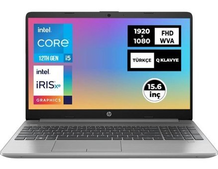 Hp 250 G9 9M3G5AT Dahili Iris Xe Graphics Eligible Intel Core i5 1235U 32 GB Ram 1 TB SSD 15.6 inç Full HD Windows 11 Pro Laptop