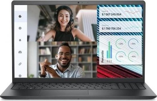 Dell Vostro 3520 N1614PVNB3520U Dahili UHD Graphics Intel Core i3 1215U 8 GB Ram 256 GB SSD 15.6 inç Full HD Ubuntu Laptop