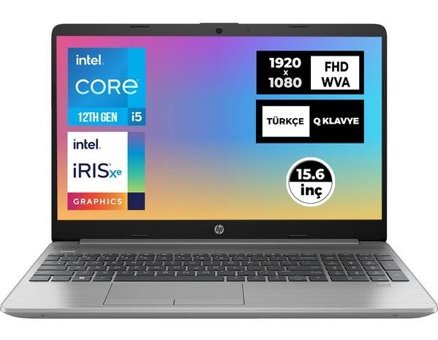 Hp 250 G9 9M3G5AT Dahili Iris Xe Graphics Eligible Intel Core i5 1235U 24 GB Ram 512 GB SSD 15.6 inç Full HD Freedos Laptop