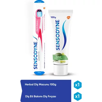 Sensodyne Herbal Okaliptus-Rezene Florürlü Diş Macunu 100 gr