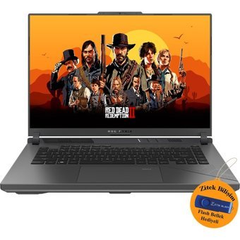 Asus ROG Strix G16 G614JI-N3189 ZI706  Harici GeForce RTX 4070 Intel Core i7 13650HX 48 GB Ram 1 TB SSD 16 inç Full HD Freedos Gaming Laptop + Zitek 16 GB Flash Bellek