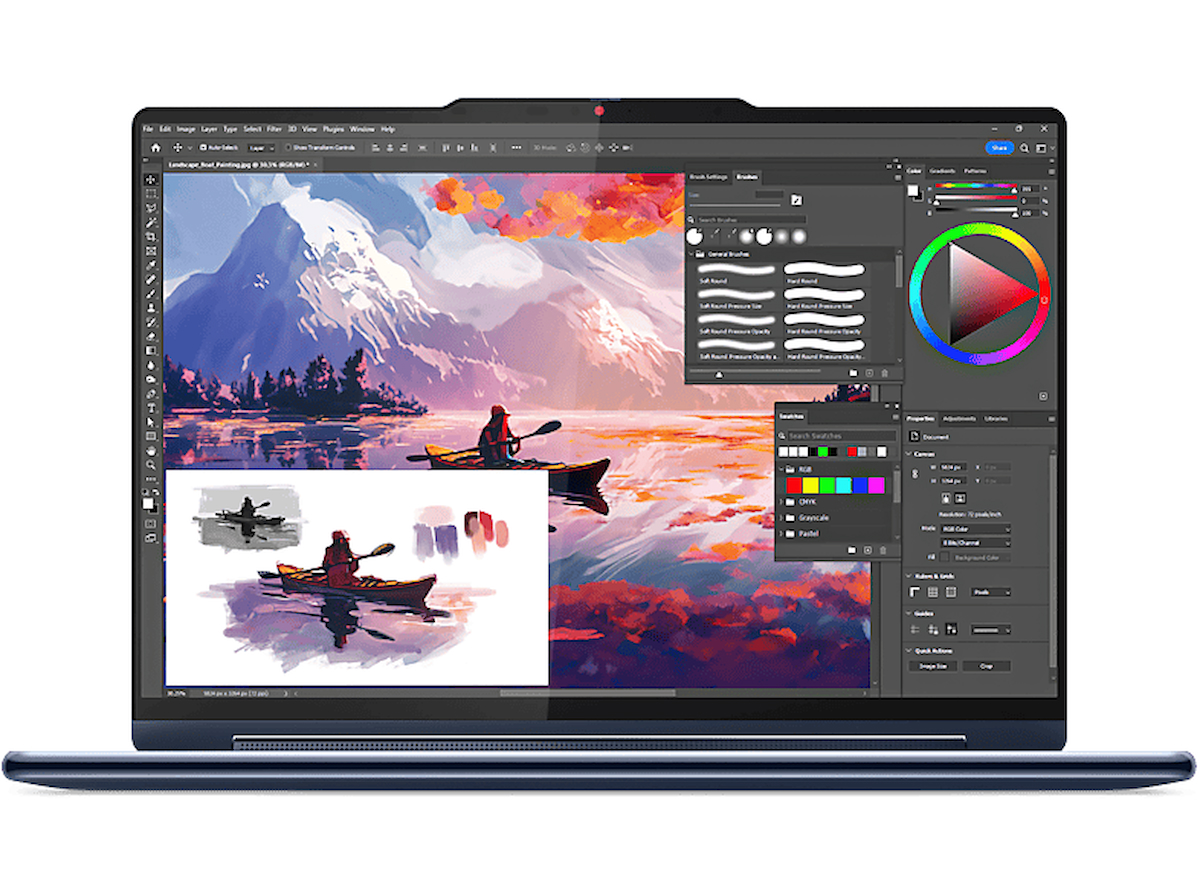 Lenovo Yoga 9 83AC0005TR Dahili ARC Graphics Intel Core Ultra 7 155H 16 GB Ram 1 TB SSD 14 inç Full HD Windows 11 Dokunmatik Laptop
