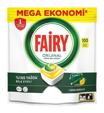 Fairy Hepsi Bir Arada Tablet Bulaşık Makinesi Deterjanı 100 Adet