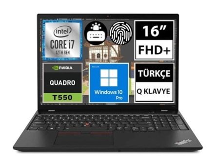 Lenovo ThinkPad P16S Gen3 21KS0000TX Harici GeForce RTX A500 Intel Core Ultra 7 155H 16 GB Ram 512 GB SSD 16 inç Full HD Windows 11 Pro Laptop