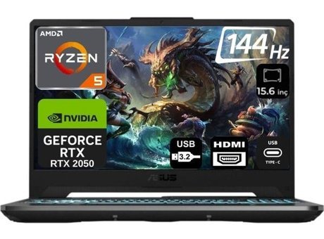 Asus TUF Gaming A15 FA506NF-HN004-31 Harici GeForce RTX 2050 AMD Ryzen 5 7535HS 8 GB Ram 512 GB SSD 15.6 inç Full HD Windows 11 Gaming Laptop