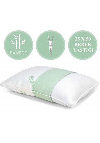 Heyner Bamboo Dikdörtgen Sünger Ortopedik 50x90 cm Beşik Yatağı