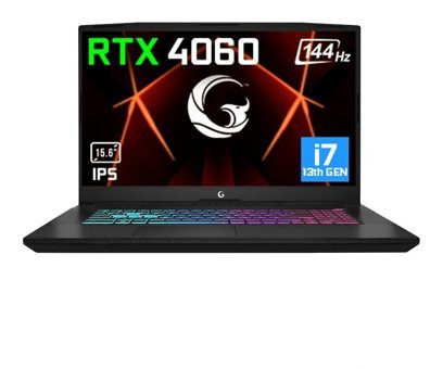 Game Garaj Slayer3 7-4060 V2 C2 Harici GeForce RTX 4060 Intel Core i7 13700H 32 GB Ram 1 TB SSD 15.6 inç Full HD Freedos Gaming Laptop + Çanta