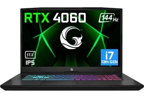 Game Garaj Slayer3 7XL-4060 V2 C3 Harici GeForce RTX 4060 Intel Core i7 13700H 64 GB Ram 1 TB SSD 17.3 inç Full HD Freedos Gaming Laptop + Çanta