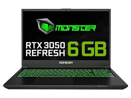 Monster Abra A5 V21.4.4 Harici GeForce RTX 3050 Intel Core i7 12700H 16 GB Ram 1 TB SSD 15.6 inç Full HD Freedos Gaming Laptop