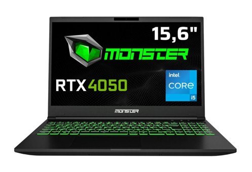 Monster Abra A5 V20.3.6 Harici GeForce RTX 4050 Intel Core i7 13700H 8 GB Ram 500 GB SSD 15.6 inç Full HD Freedos Gaming Laptop
