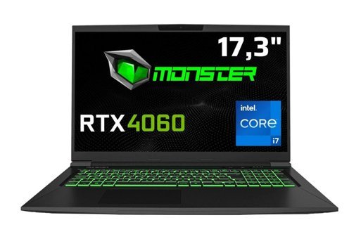 Monster TuLPar T7 V20.6.5 Harici GeForce RTX 4060 Intel Core i7 13700H 32 GB Ram 1 TB SSD 17.3 inç Full HD Windows 11 Gaming Laptop