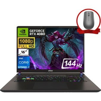 MSI Vector 16 Hx A13VHG-495TR-A38 Harici GeForce RTX 4080 Intel Core i7 13700HX 16 GB Ram 1 TB SSD 16 inç Full HD Windows 11 Home Gaming Laptop