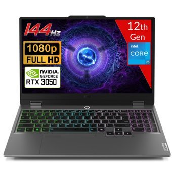 Lenovo LOQ 15IAX9 83GS007YTR Harici GeForce RTX 3050 Intel Core i5 12450HX 8 GB Ram 512 GB SSD 15.6 inç Full HD Windows 11 Home Gaming Laptop