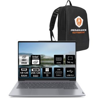 Lenovo ThinkBook 14 Gen6 IRL 21KG004NTRP406 Harici GeForce RTX 4070 Intel Core i7 13700H 48 GB Ram 256 GB SSD 14 inç Full HD Windows 11 Pro Gaming Laptop + PER4 Çanta