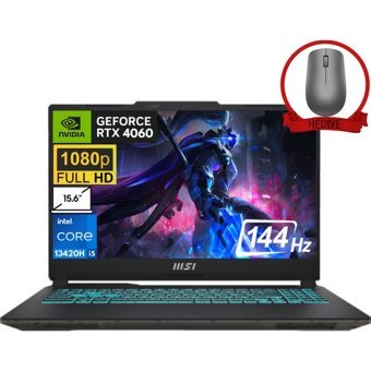 MSI Cyborg 15 A13VF-1204XTR-A67 Harici GeForce RTX 4060 Intel Core i5 13420H 24 GB Ram 2 TB SSD 15.6 inç Full HD Windows 11 Pro Gaming Laptop + Anzar Mouse