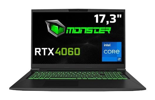 Monster TuLPar T7 V20.6.9 Harici GeForce RTX 4060 Intel Core i7 13700H 64 GB Ram 1 TB SSD 17.3 inç Full HD Windows 11 Gaming Laptop