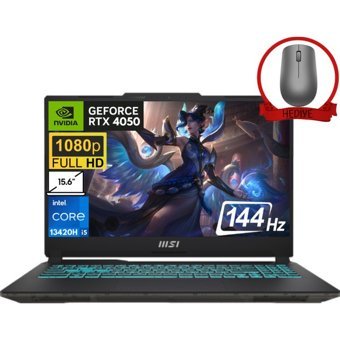 MSI Cyborg 15 A13VF-1252XTR-A63 Harici GeForce RTX 4050 Intel Core i5 13420H 16 GB Ram 2 TB SSD 15.6 inç Full HD Windows 11 Pro Gaming Laptop + Anzar Mouse