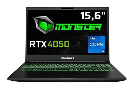 Monster Abra A5 V20.4.5 Harici GeForce RTX 4050 Intel Core i5 12450H 32 GB Ram 1 TB SSD 15.6 inç Full HD Windows 11 Home Gaming Laptop