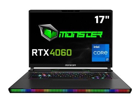 Monster Semruk S7 V9.1 Harici GeForce RTX 4060 Intel Core i7 13700HX 32 GB Ram 1 TB SSD 17 inç QHD+ Freedos Gaming Laptop