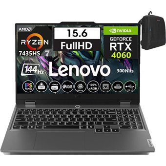 Lenovo LOQ 15ARP9 W83JC000UTR02 Harici GeForce RTX 4060 AMD Ryzen 7 7435HS 24 GB Ram 1 TB SSD 15.6 inç Full HD Freedos Gaming Laptop + Weblegelsin Çanta