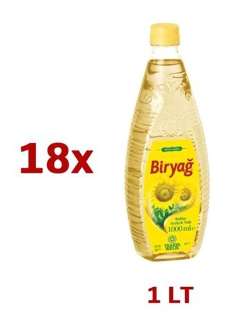 Biryağ Pet Ayçiçek Yağı 18x1 lt