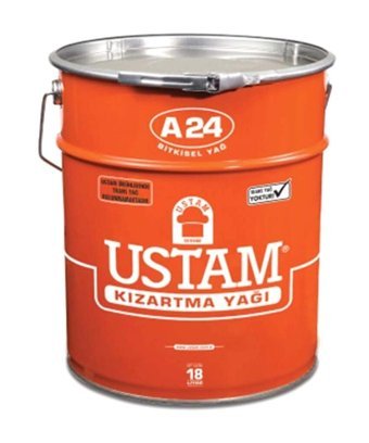 Ustam Teneke Kızartma Yağı 18 lt