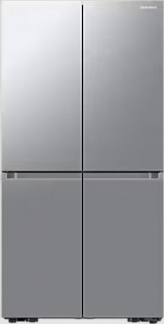 Samsung RF65DG90BESLTR 4 Kapılı No Frost E Enerji Sınıfı 650 lt İnox Üstten Donduruculu Solo Gardrop Tipi Buzdolabı