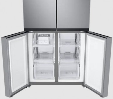 Samsung RF48A4000M9/TR 4 Kapılı Nofrost F Enerji Sınıfı 488 lt Modern Gri Alttan Donduruculu Solo Gardrop Buzdolabı