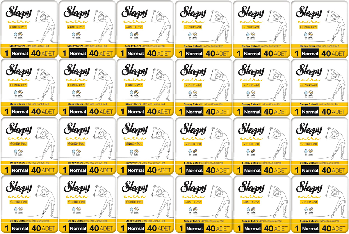 Sleepy Extra Organik 40'lı Normal Günlük Ped
