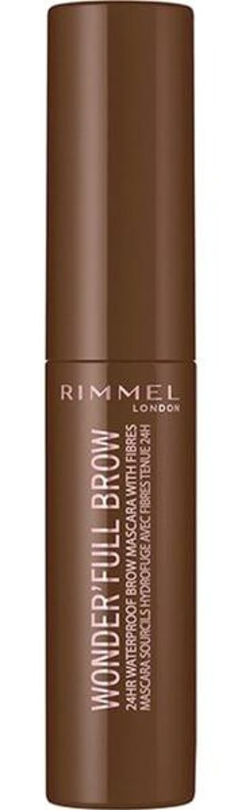 Rimmel London Wonder'full Kahverengi Suya Dayanıklı Renkli Maskara Kaş Sabitleyici