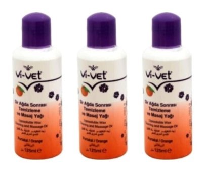 Vi-Vet Portakal Ağda Yağı 3x125 ml