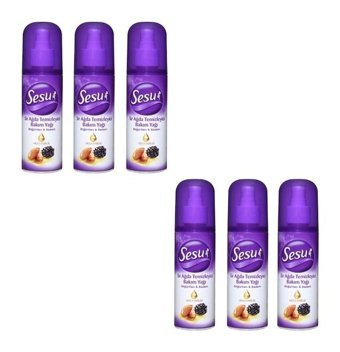 Sesu Böğürtlen & Badem Ağda Yağı 6 x 150 ml