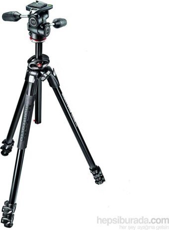 Manfrotto MK290DUA3-3W 2 Kademeli Ball Head Tripod 175 cm