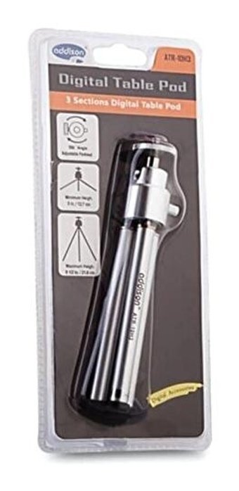 Addison ATR-10H3 Masaüstü 2 Kademeli Telefon Headless Tripod 21.6 cm