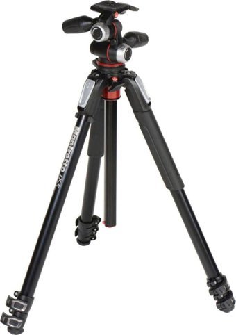 Manfrotto MK055XPRO3-3W 3 Kademeli Pan-Tilt Head Tripod 183 cm
