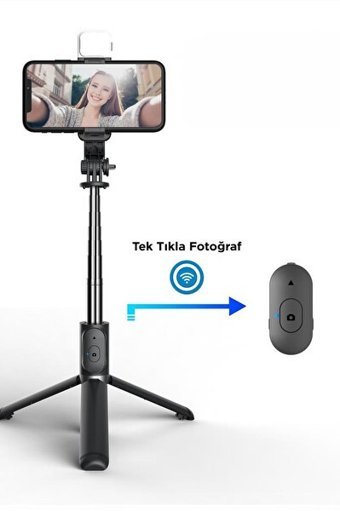 Torima Q02S Masaüstü 1 Kademeli Telefon Tripod
